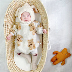 Bear wool lambing Bodysuit