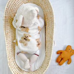 Bear wool lambing Bodysuit