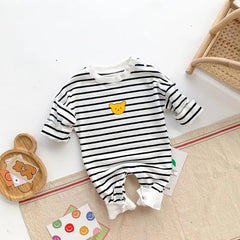 Baby bear stripes romper