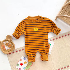 Baby bear stripes romper