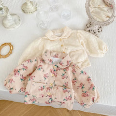 Baby flower coat