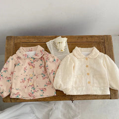 Baby flower coat