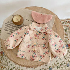 Baby flower coat