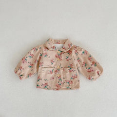 Baby flower coat