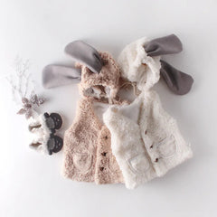 Baby wool lamb vest