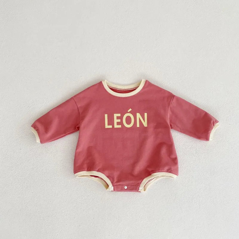 Baby alphabet print Bodysuit