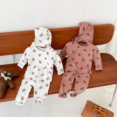 2 piece baby Bear print set