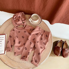 2 piece baby Bear print set