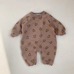 Baby Bear print romper