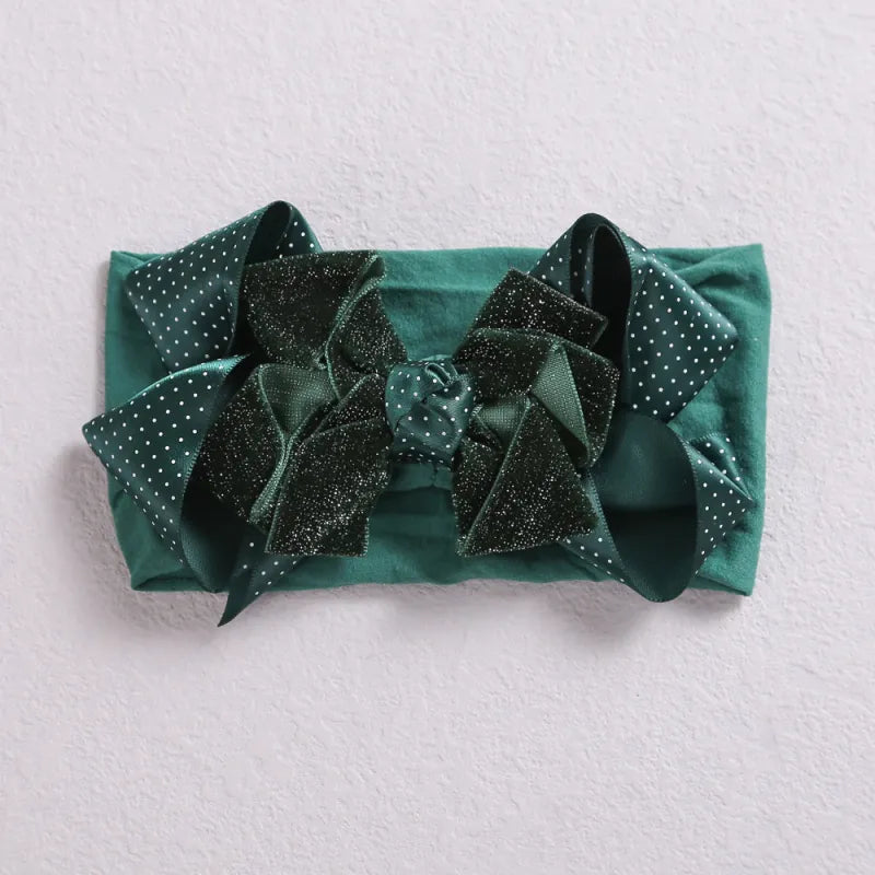 Baby Girls Christmas Bow Headband