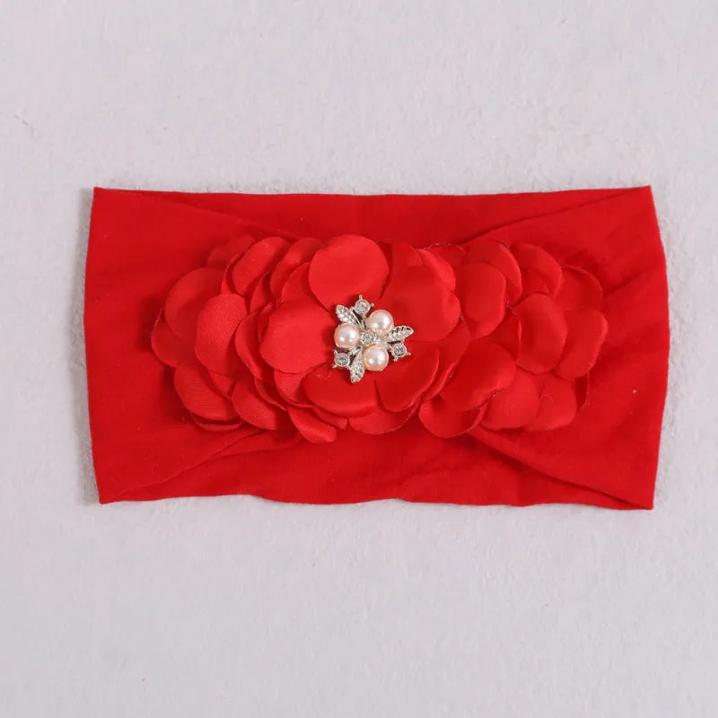 Baby Girl Flower Bow Headband
