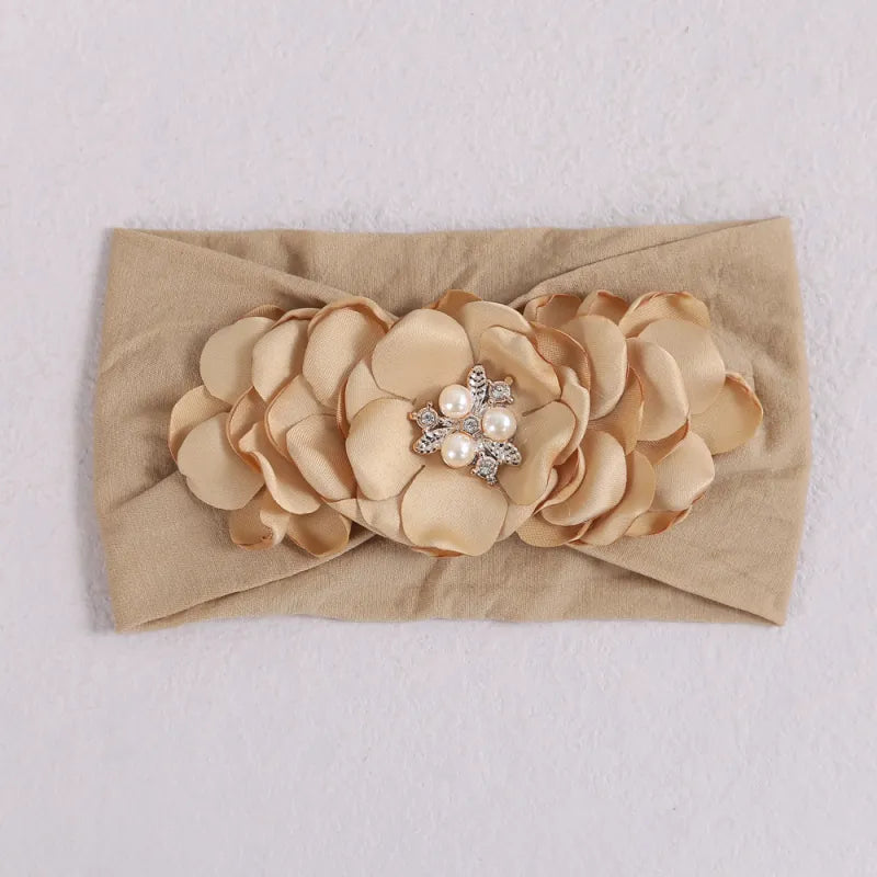 Baby Girl Flower Bow Headband