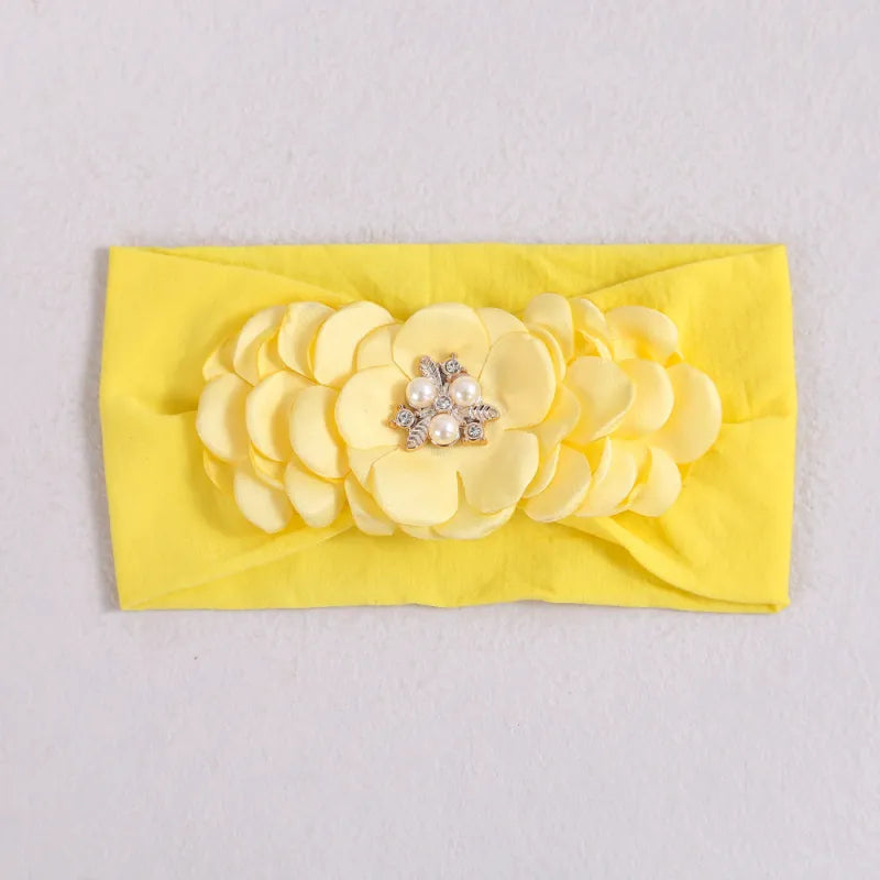 Baby Girl Flower Bow Headband