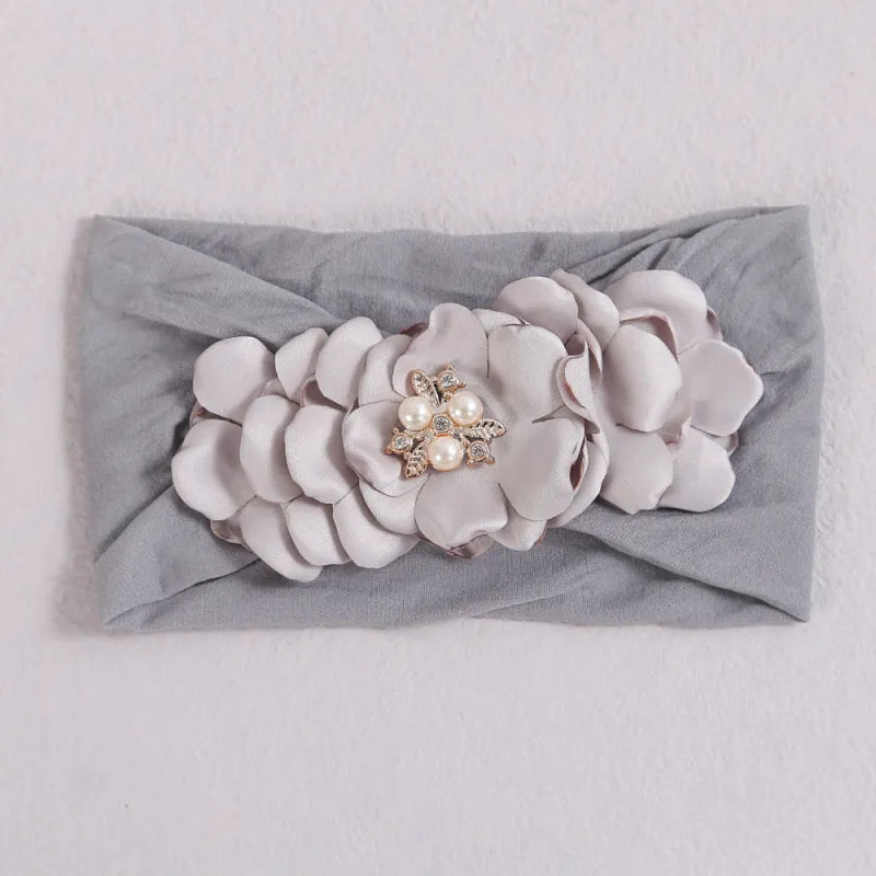 Baby Girl Flower Bow Headband