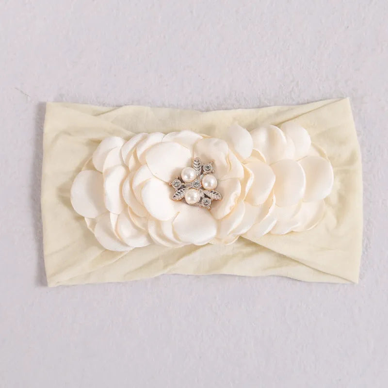 Baby Girl Flower Bow Headband