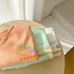 Baby GOOD DAY HAPPY Print Top