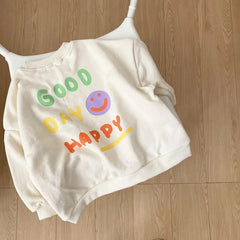 Baby GOOD DAY HAPPY Print Top