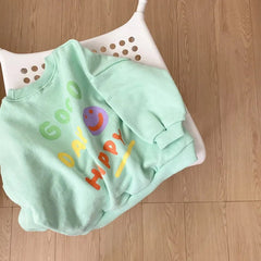 Baby GOOD DAY HAPPY Print Top