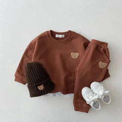 2-Piece Baby Bear Print Set