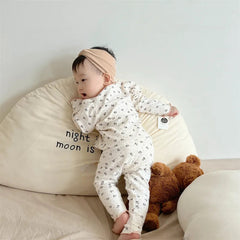 2 Pieces Baby Floral Suit