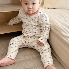 2 Pieces Baby Floral Suit