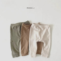 Baby Solid Color Elastic PP Pants