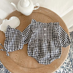 Baby Plaid Print Bodysuit