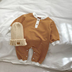 Baby Striped Print Romper