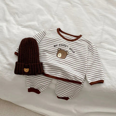 2-Piece Baby Bear Print Set