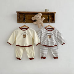 2-Piece Baby Bear Print Set