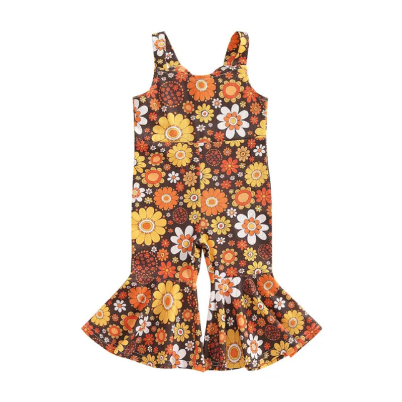 Baby Girl Flower Print Romper