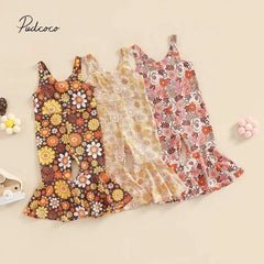 Baby Girl Flower Print Romper