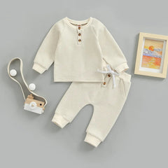 3 Piece Baby Solid Color Suit