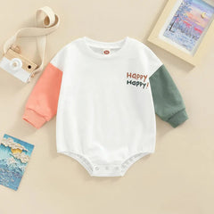 Baby Happy Print Bodysuit