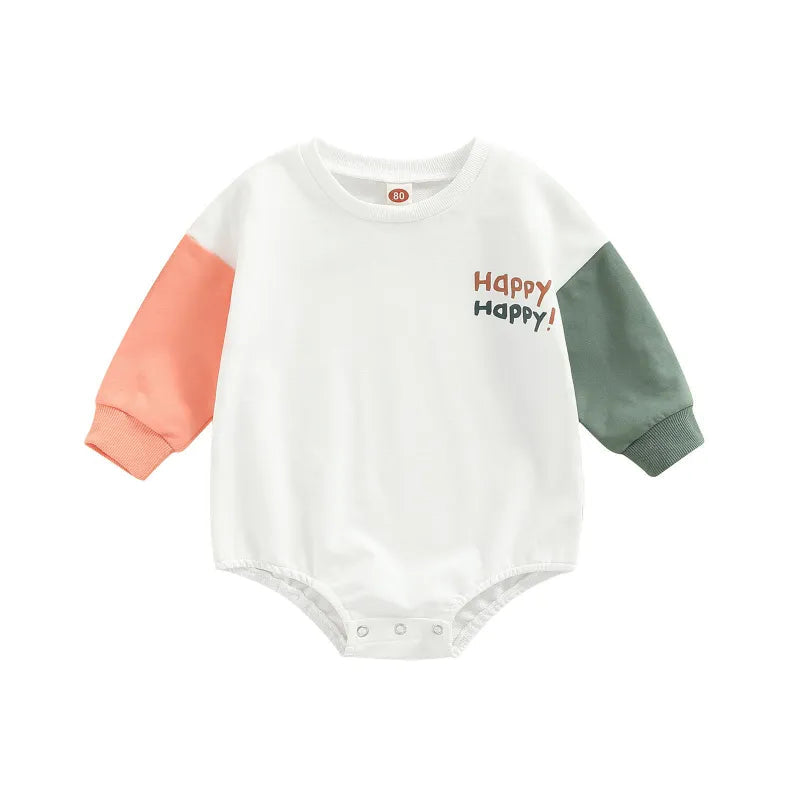 Baby Happy Print Bodysuit