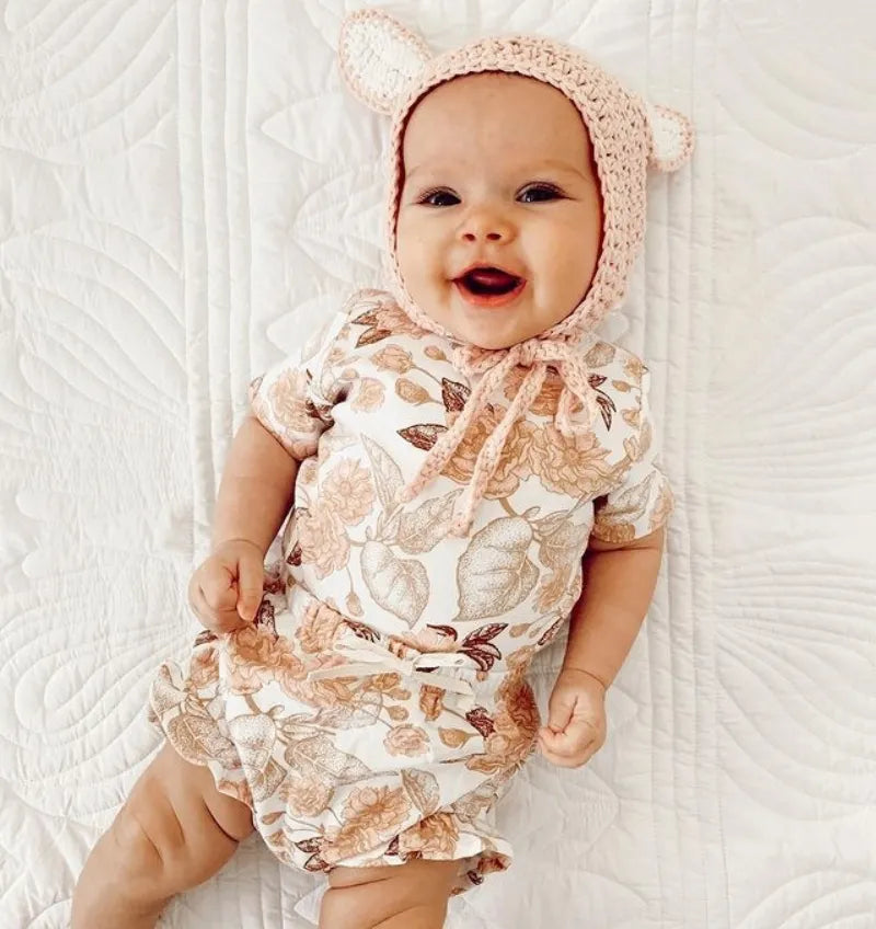 2-Piece Baby Leaf Print Set