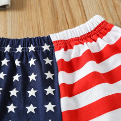 2pcs Baby Boy Independence Day Set