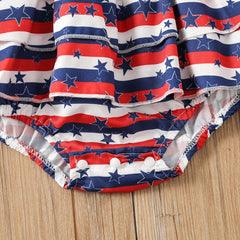 Baby Girl Independence Day Romper