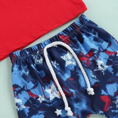 2pcs Baby Boy Independence Day Set