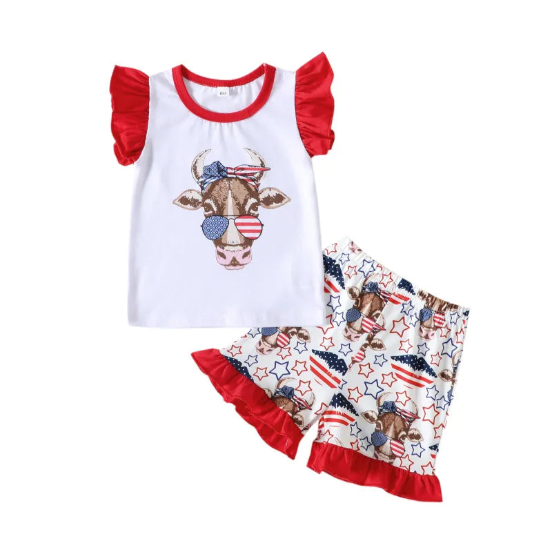 2pcs Baby Boy Independence Day Set