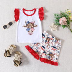 2pcs Baby Boy Independence Day Set