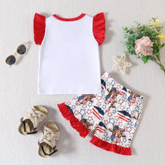 2pcs Baby Boy Independence Day Set