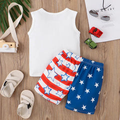 2pcs Baby Boy Independence Day Set