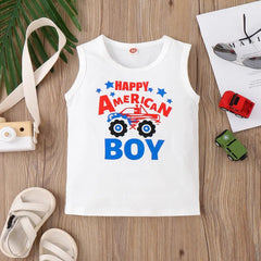 2pcs Baby Boy Independence Day Set