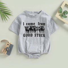 Baby Cowboy  Print Bodysuit