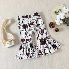 2pcs Baby Girl FARM BABY Print Set