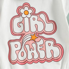 Baby Girl Power  Print Bodysuit