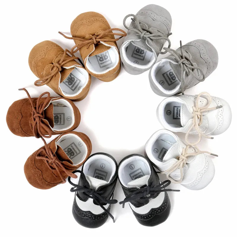 Baby Soft Sole Leather Toddler Shoes