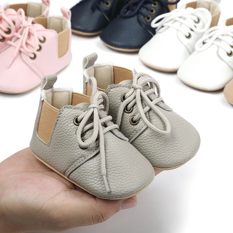 Baby Soft Sole Leather Toddler Shoes