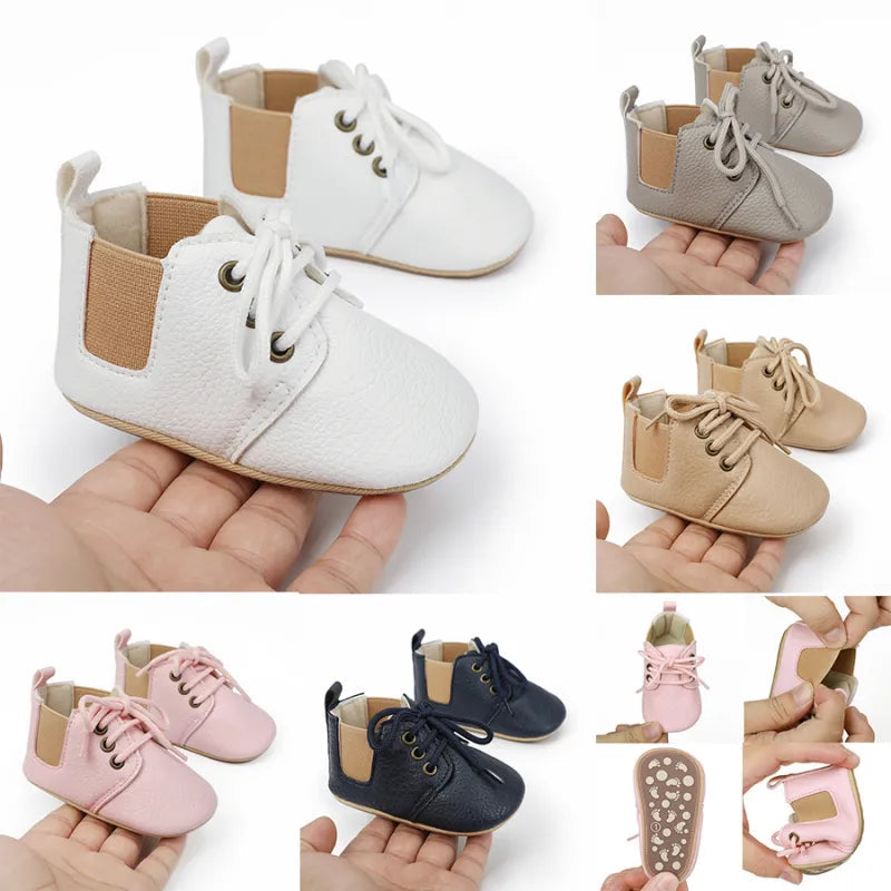 Baby Soft Sole Leather Toddler Shoes